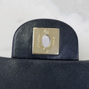 Pearl Logo Chain Small Lambskin Black GHW