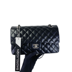 Classic Double Flap Medium Lambskin Black SHW