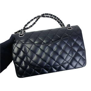 Classic Double Flap Medium Lambskin Black SHW