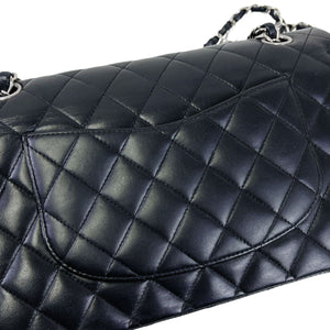 Classic Double Flap Medium Lambskin Black SHW