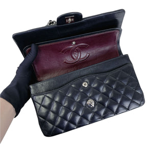 Classic Double Flap Medium Lambskin Black SHW