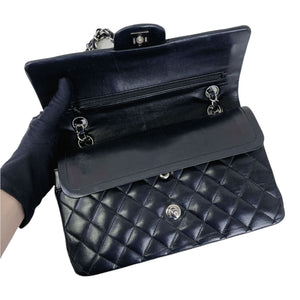 Classic Double Flap Medium Lambskin Black SHW