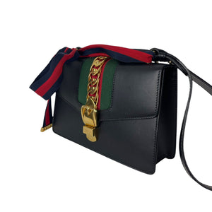 Sylvie Small Leather Black GHW