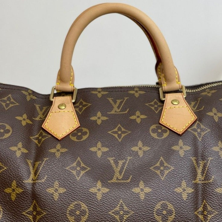 LOUIS VUITTON LV GHW Speedy Mirage Handbag/Tote Bag Monogram Brown