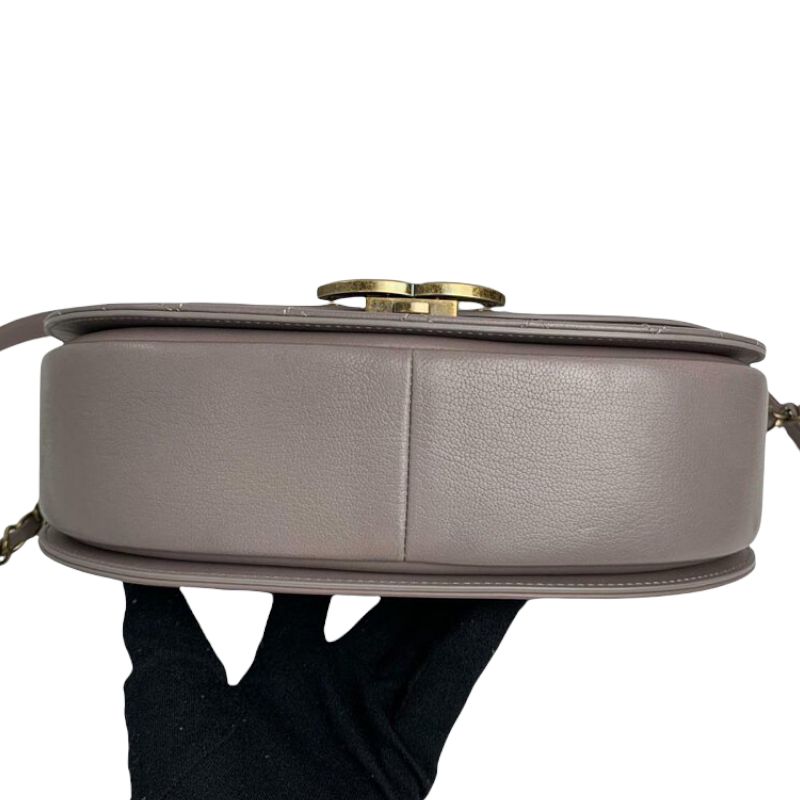 Coco Curve Flap Medium Lambskin Taupe GHW