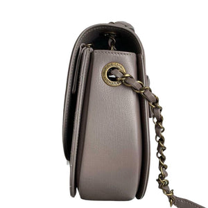 Coco Curve Flap Medium Lambskin Taupe GHW