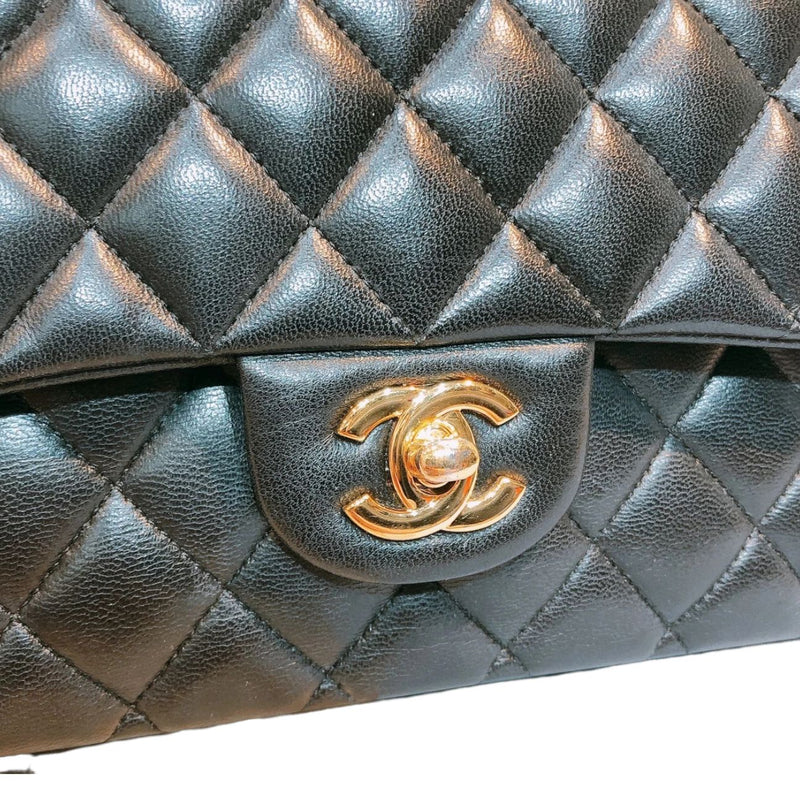 Classic Double Flap Medium Lambskin Black GHW