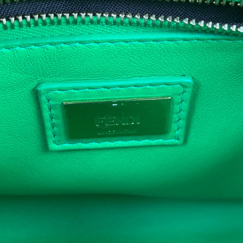 Peekaboo Mini Leather Neon Green GHW