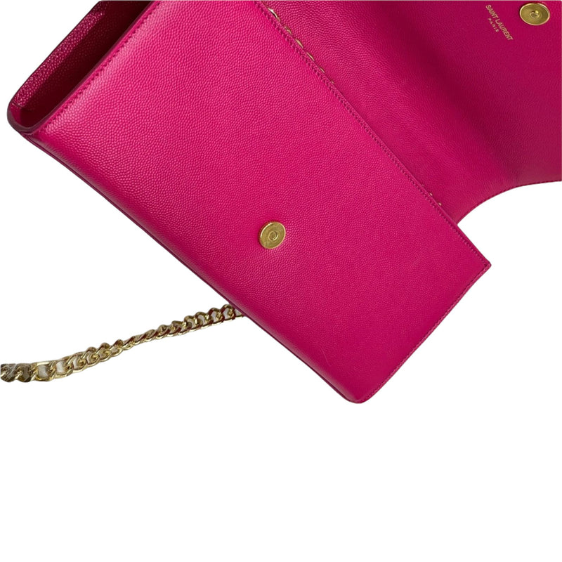 Monogram Cassandre Clutch Leather Hot Pink GHW