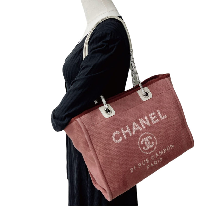 Deauville Canvas Small Pink SHW