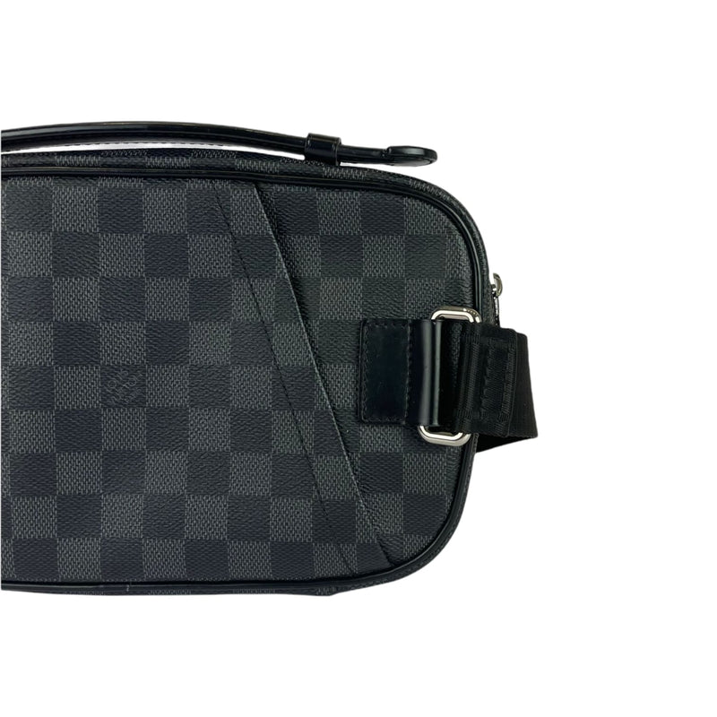 Louis Vuitton Gray Damier Graphite Ambler Grey Leather Cloth Pony-style  calfskin ref.888235 - Joli Closet