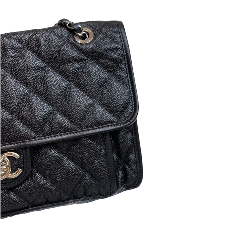 French Riviera Flap Caviar Black SHW