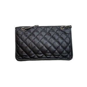 French Riviera Flap Caviar Black SHW