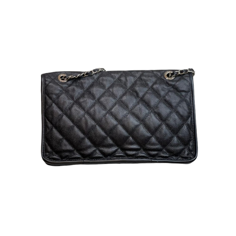 French Riviera Flap Caviar Black SHW