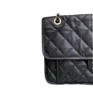 French Riviera Flap Caviar Black SHW
