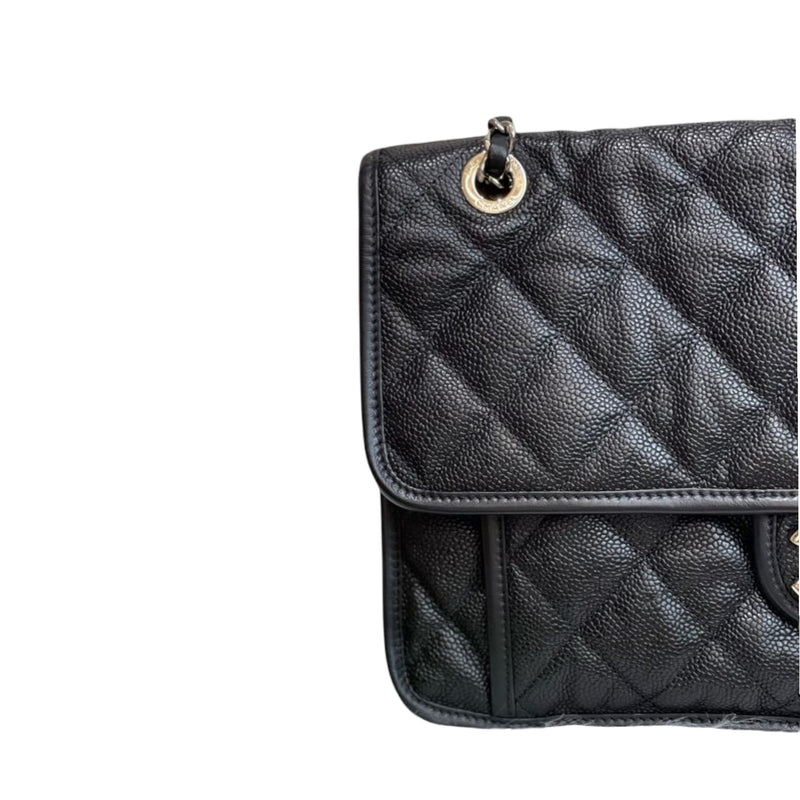 French Riviera Flap Caviar Black SHW