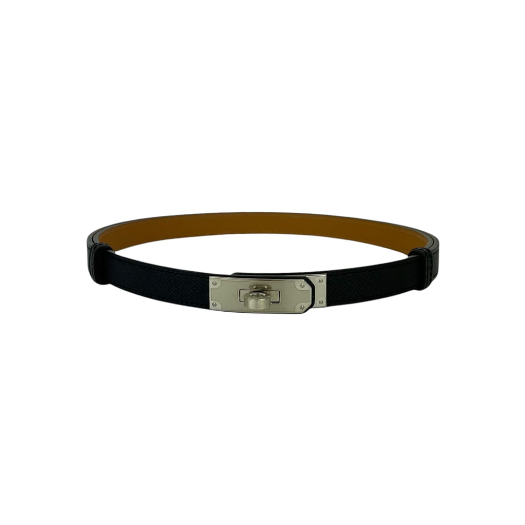 Kelly Belt Epsom Black PHW