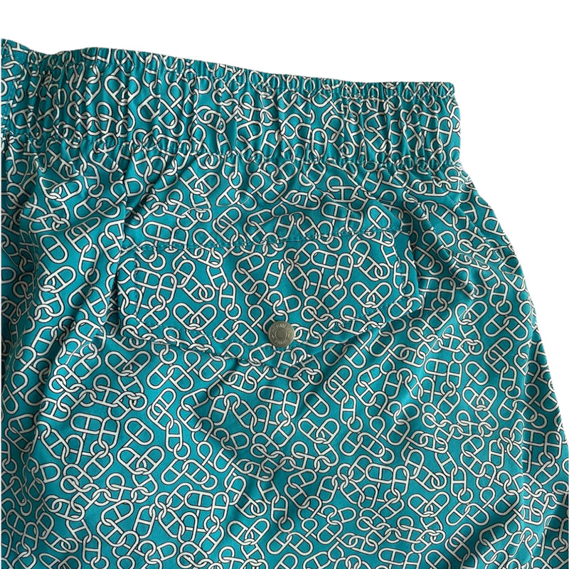 Chaine d'Ancre Boxer de Bain Mini Turquiose