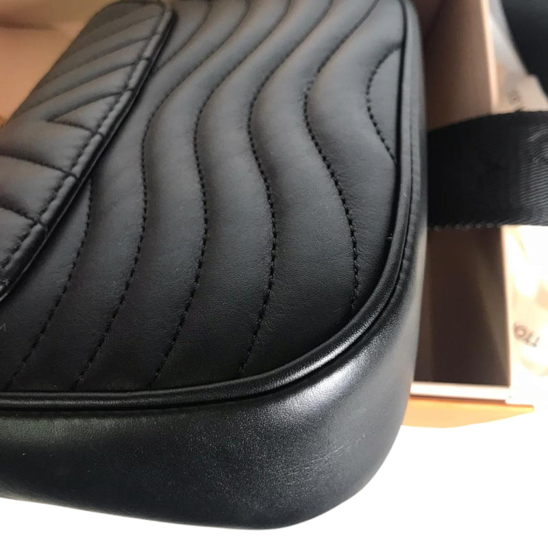 New Wave Multi-Pochette Leather Black GHW
