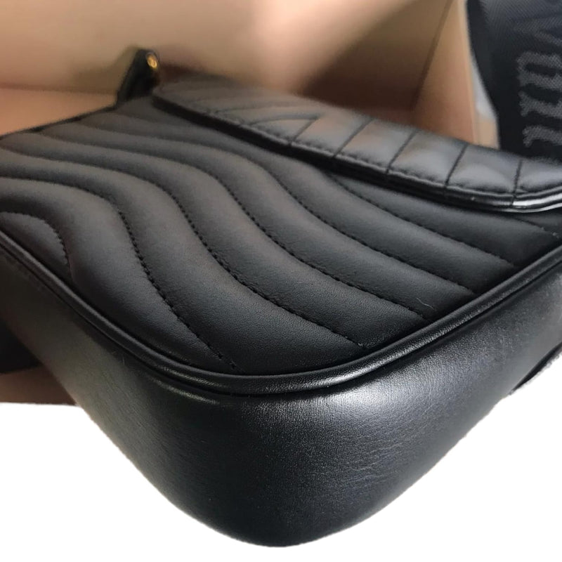 New Wave Multi-Pochette Leather Black GHW