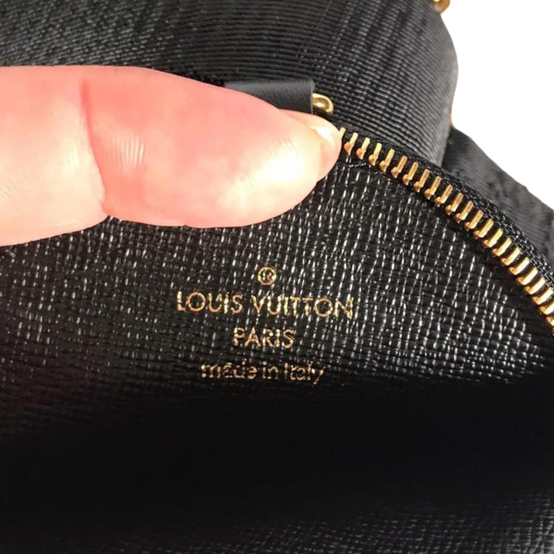New Wave Multi-Pochette Leather Black GHW