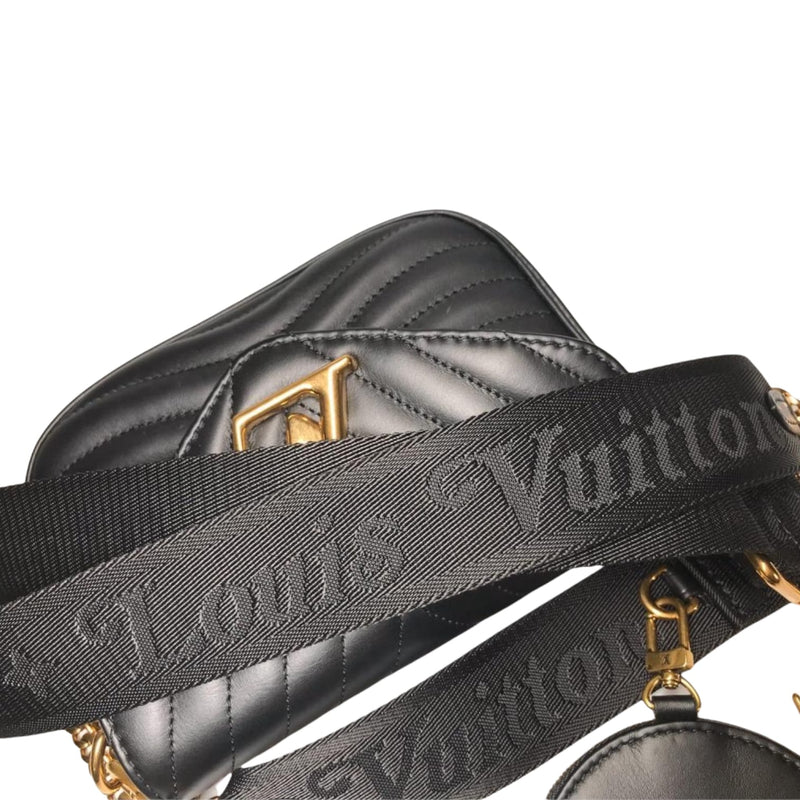 New Wave Multi-Pochette Leather Black GHW