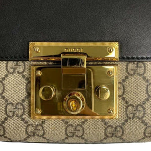 Small GG Supreme Padlock Beige/Ebony GHW