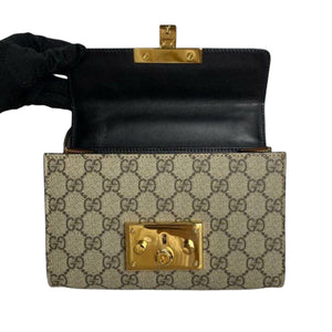 Small GG Supreme Padlock Beige/Ebony GHW