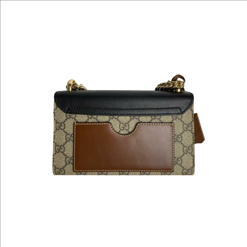 Small GG Supreme Padlock Beige/Ebony GHW