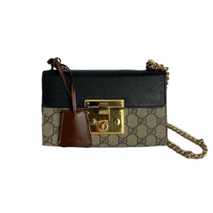 Small GG Supreme Padlock Beige/Ebony GHW