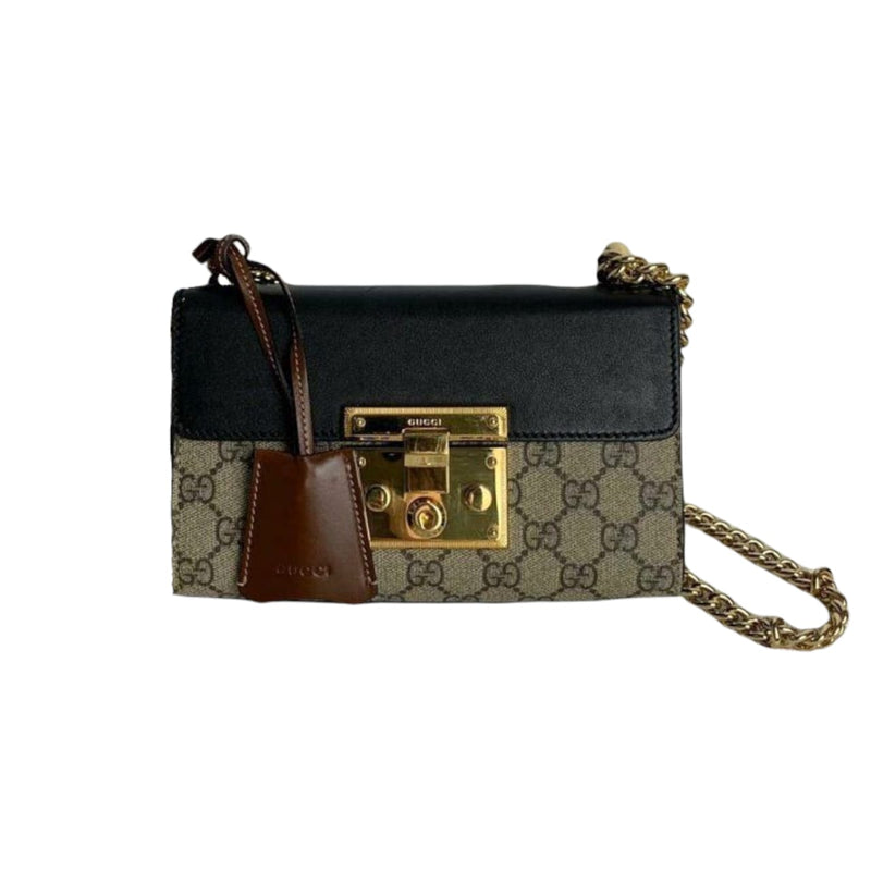 Small GG Supreme Padlock Beige/Ebony GHW