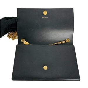Medium Monogram Kate Tassel Black GHW