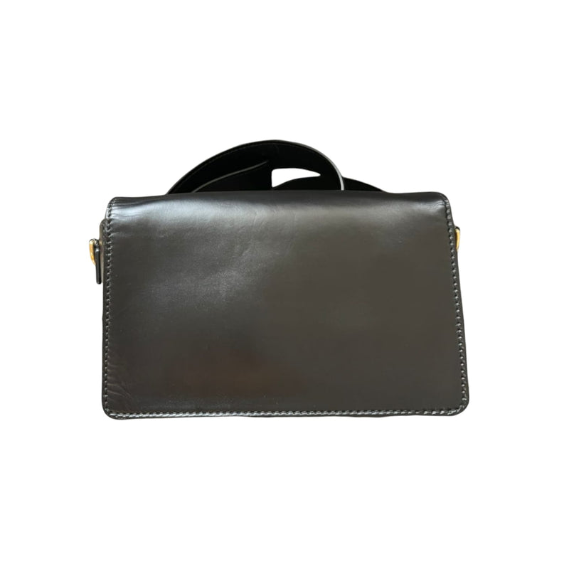 J'adior Flap Leather Black GHW