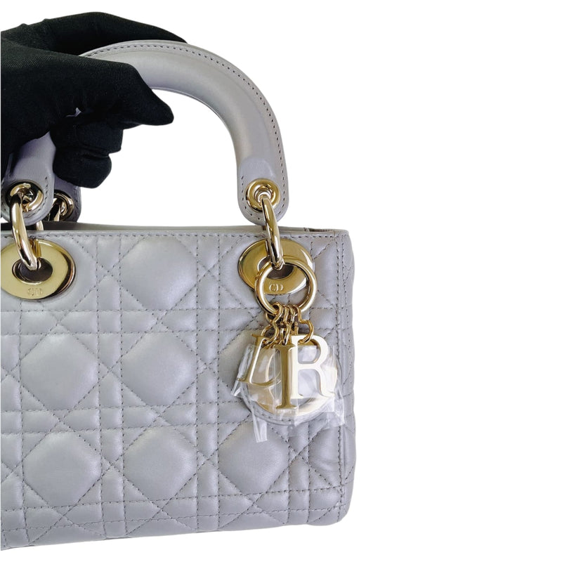 Mini Lady Dior Gray GHW