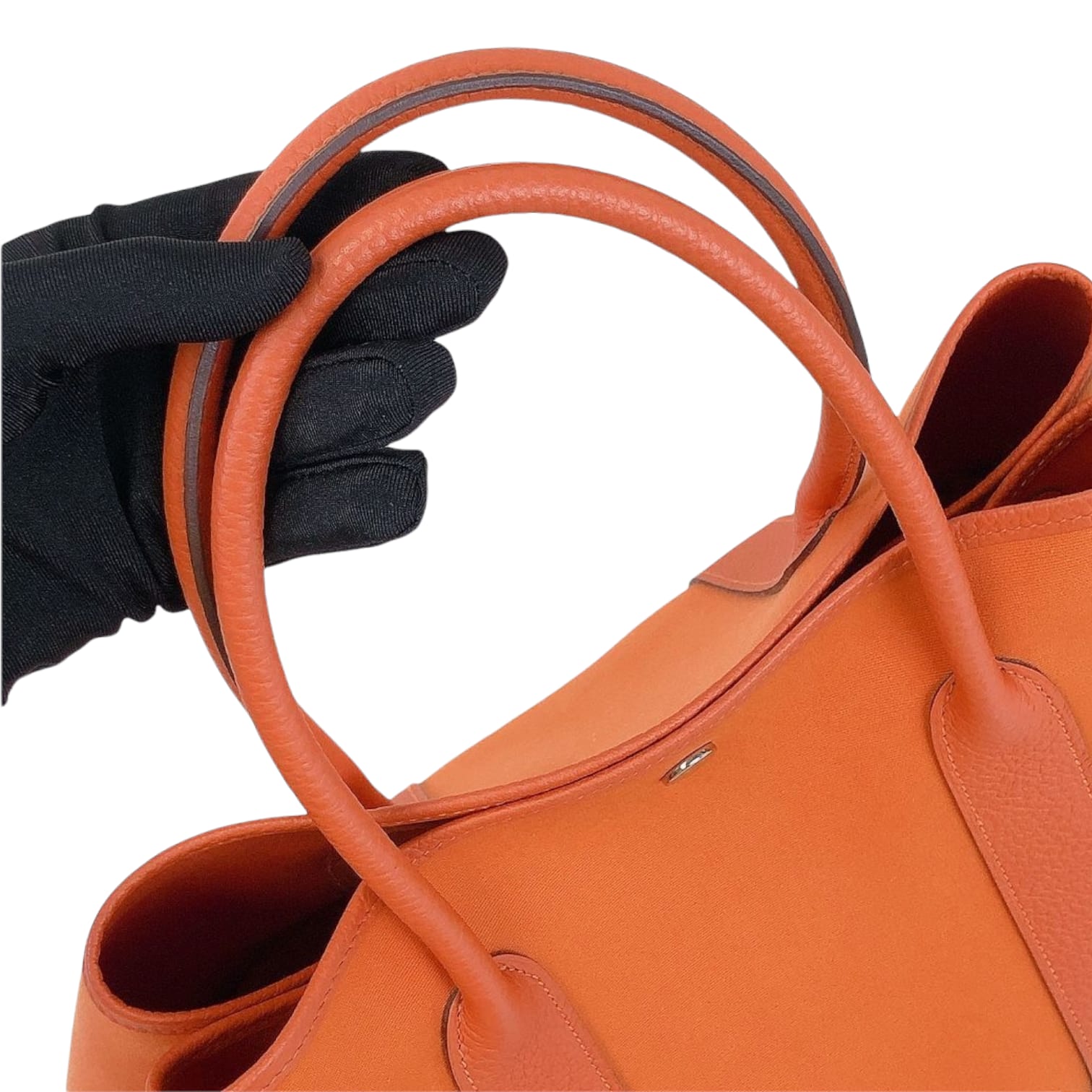 ハンドバッグ Garden Party 36 Orange X Biscuit Hermès Garden Party 36 Toile / Negonda Cuivre / Orange