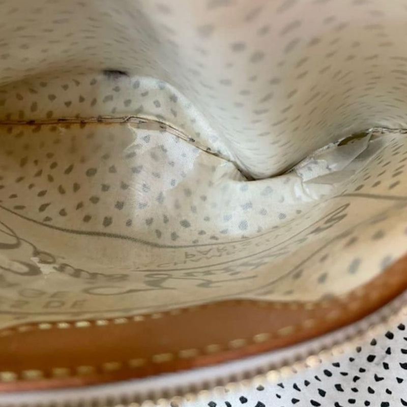MM Limited Edition Yayoi Kusama Monogram Waves Neverfull White GHW