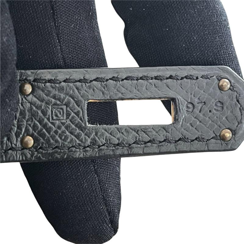 Birkin 35 Epsom Black GHW