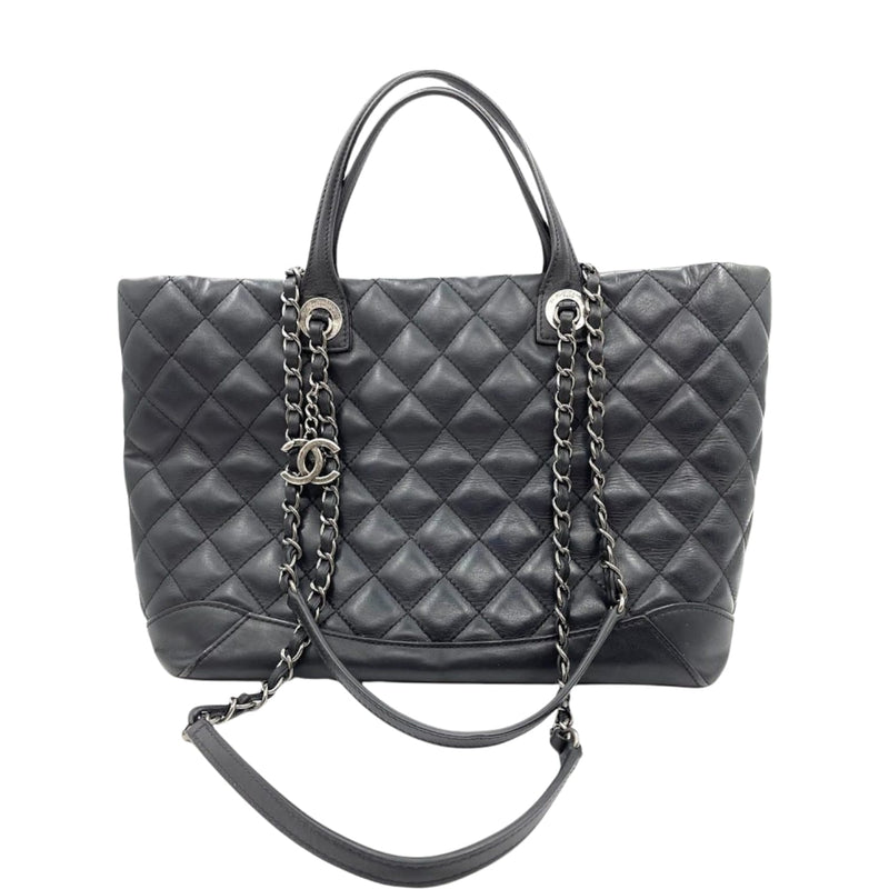 Easy Shopping Quilted Leather Black RHW