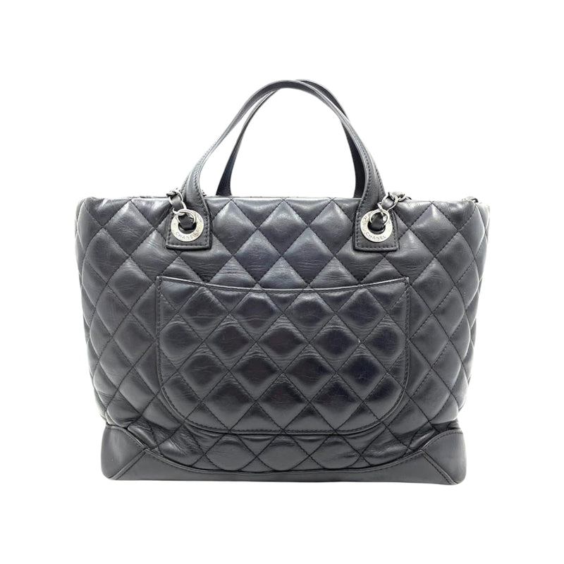 Easy Shopping Quilted Leather Black RHW