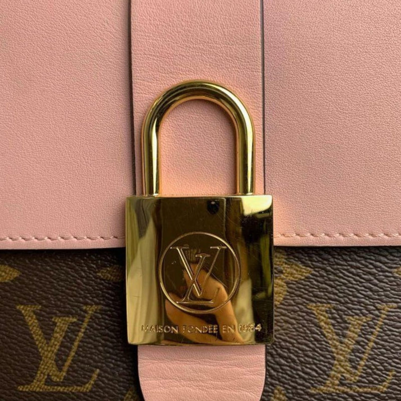 Louis Vuitton Locky BB Rose Poudre Monogram Shoulder Bag 