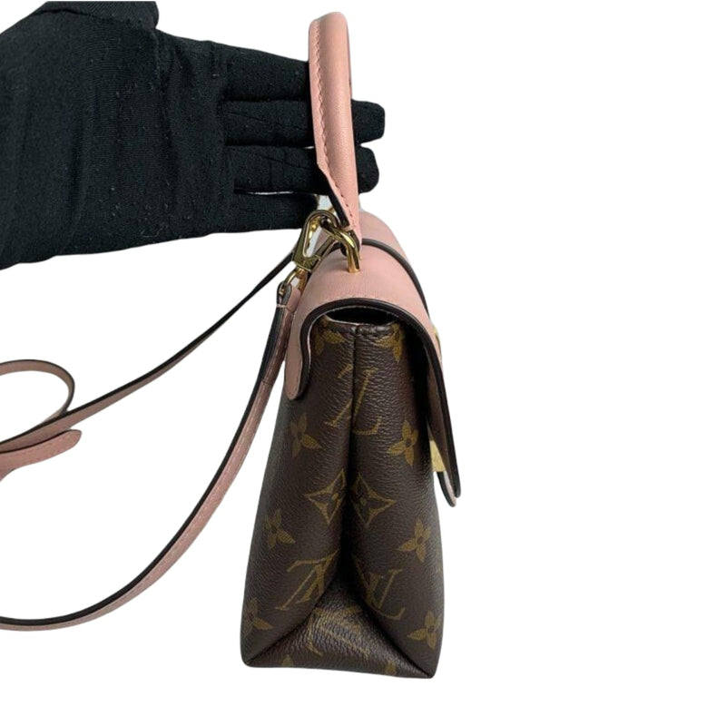 Louis Vuitton Locky BB Cross Body Bag Brown/Pink Leather/Canvas