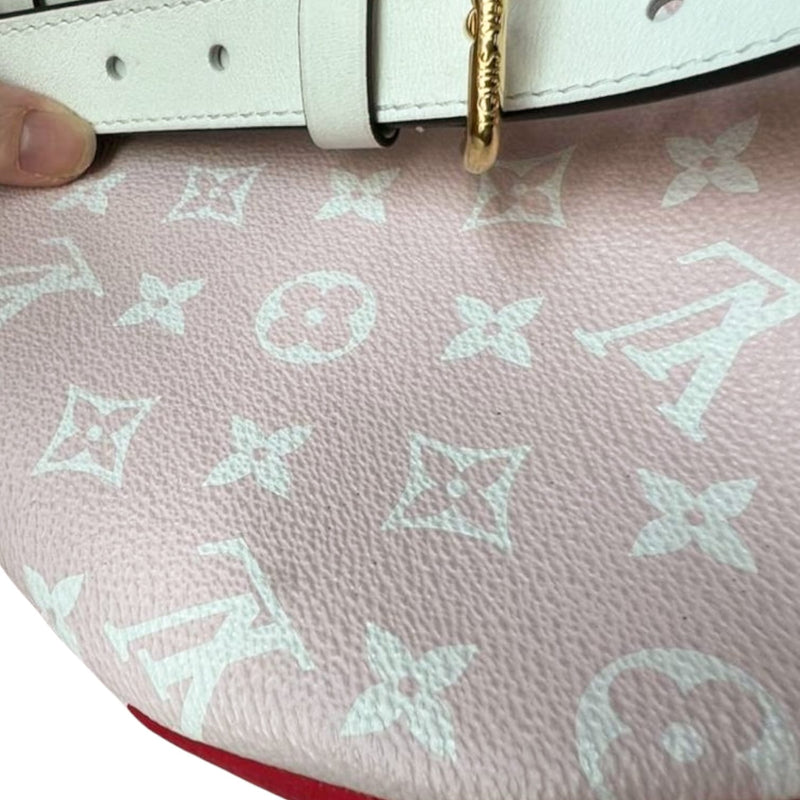 Shop Louis Vuitton Street Style 2WAY Plain Leather Logo Belt Bags