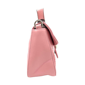 Mini GG Marmont Matelasse Chevron Top Handle Pink SHW