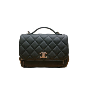 Business Affinity Small Caviar Black GHW