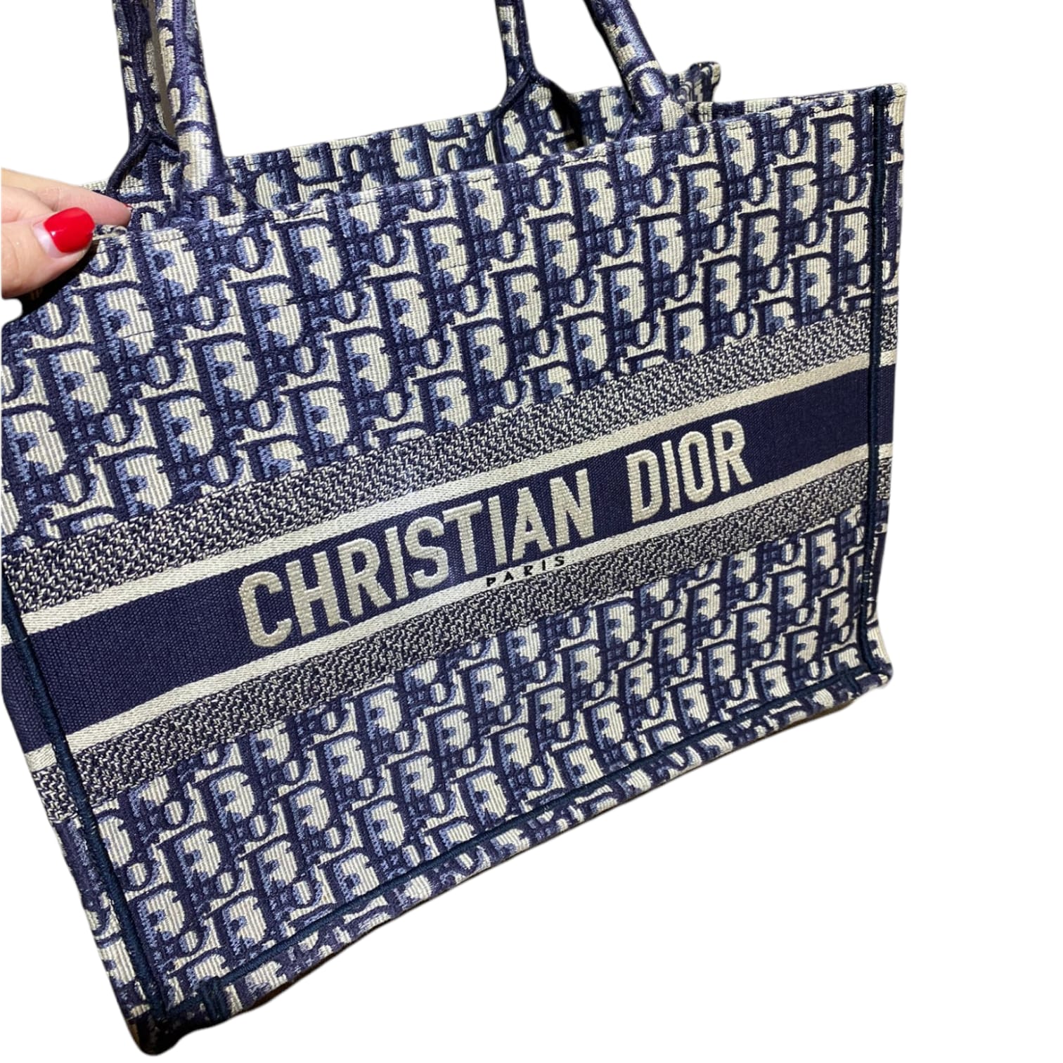 【無料郵送/関税込/正規品】 Dior Small Book Tote Blue Dior Ob Christian Dior Oblique Small Book Tote Blue – Bag Religion