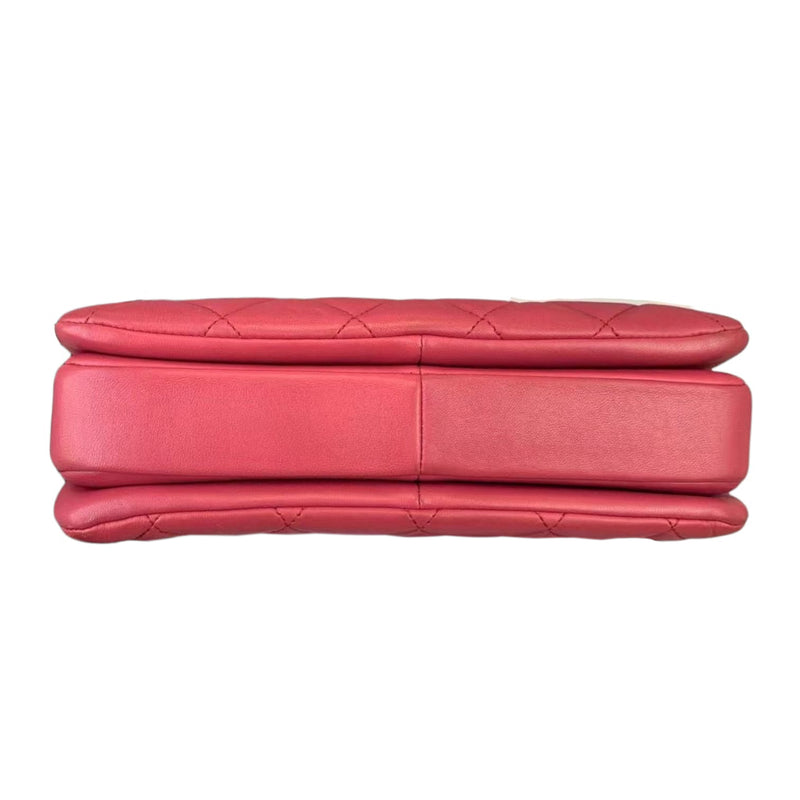 Small Trendy CC Flap Lambskin Pink GHW