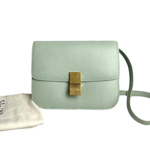 Medium Classic Box Light Mint Green GHW