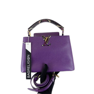 BB Capucines Purple with Python Handle GHW