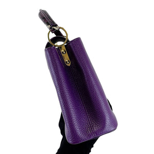 BB Capucines Purple with Python Handle GHW