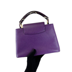 BB Capucines Purple with Python Handle GHW